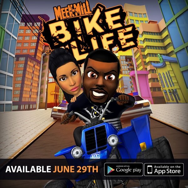 Meek Mill Meek Mill veröffentlicht Mobile Game "Bike Life" Warner