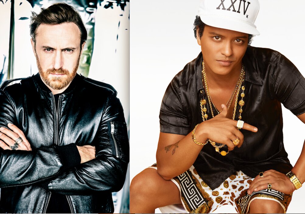 News-Titelbild - Bruno Mars vs. David Guetta: Hier den offiziellen "Versace on the Floor"-Remix hören