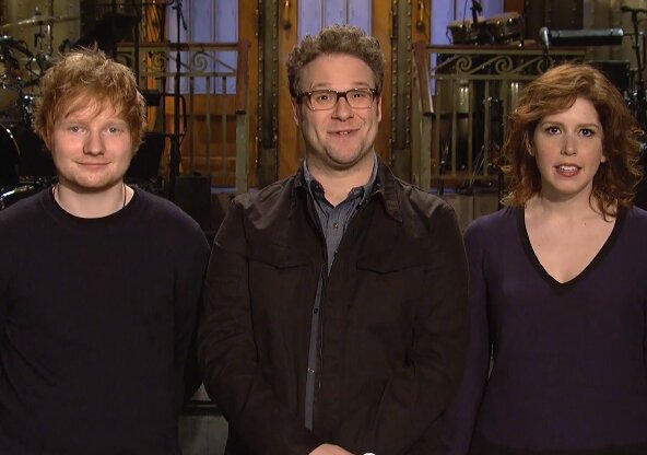 News-Titelbild - Ed Sheeran und Seth Rogen kündigen Besuch bei "SNL" mit lustigem Teaser-Spot an
