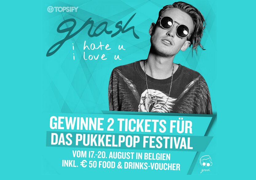 News-Titelbild - Tickets für das tolle Pukkelpop Festival gewinnen und gnash live sehen