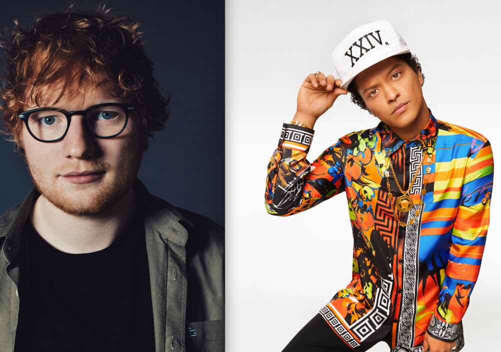 News-Titelbild - Ed Sheeran und Bruno Mars je 15x bei den Billboard Music Awards 2018 nominiert