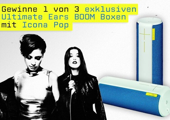 News-Titelbild - Gewinne mit Icona Pop 1 von 3 UE BOOM Boxen