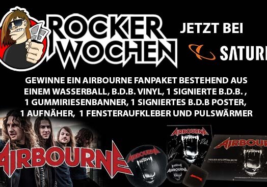News-Titelbild - Rockerwochen bei Saturn: Alben zum Aktionspreis kaufen und Airbourne-Fanpaket gewinnen