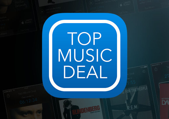 News-Titelbild - Mit der App "Top Music Deal" bekommt ihr täglich neue Alben & Songs zum Knallerpreis