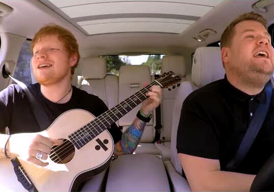 News-Titelbild - Ed Sheeran hätte nicht nervös sein müssen: das "Carpool Karaoke" ist großartig geworden