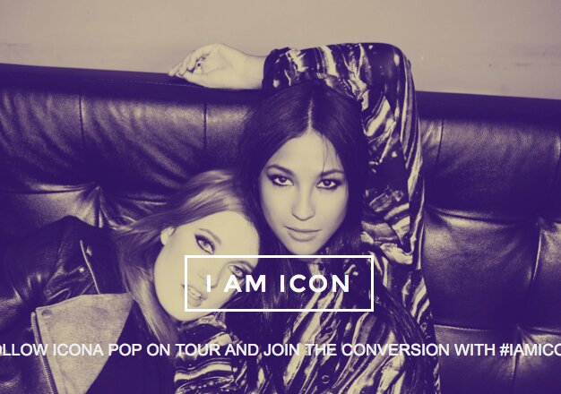News-Titelbild - Aktion #IAMICON begleitet Icona Pop hautnah im täglichen Tourleben