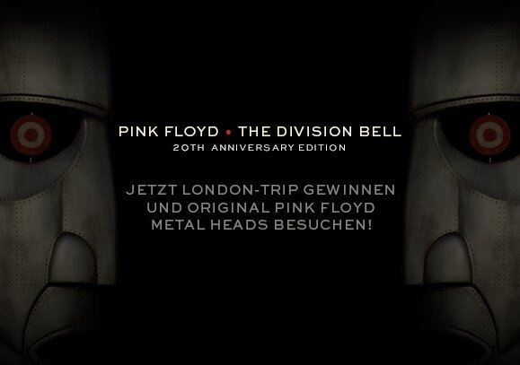 News-Titelbild - Gewinne einen Kurztrip nach London mit Besuch der original PINK FLOYD Metal Heads