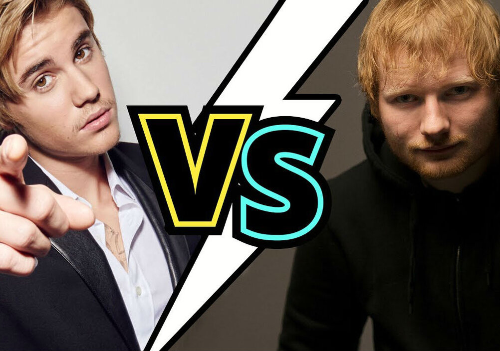 News-Titelbild - Wir wollen von euch wissen: Wer singt "Love Yourself" besser, Ed oder Justin?