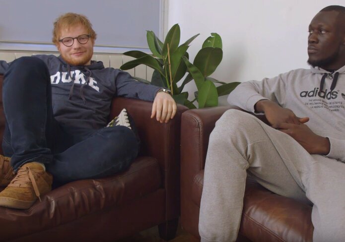 News-Titelbild - Unterhaltsame Fragerunde auf der Couch: Ed Sheeran und Stormzy spielen "Questionnaire of Life"