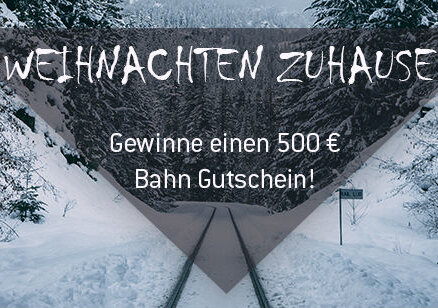 News-Titelbild - "Home for Christmas" auf die entspannte Art: Gewinne einen Bahn-Gutschein im Wert von 500€