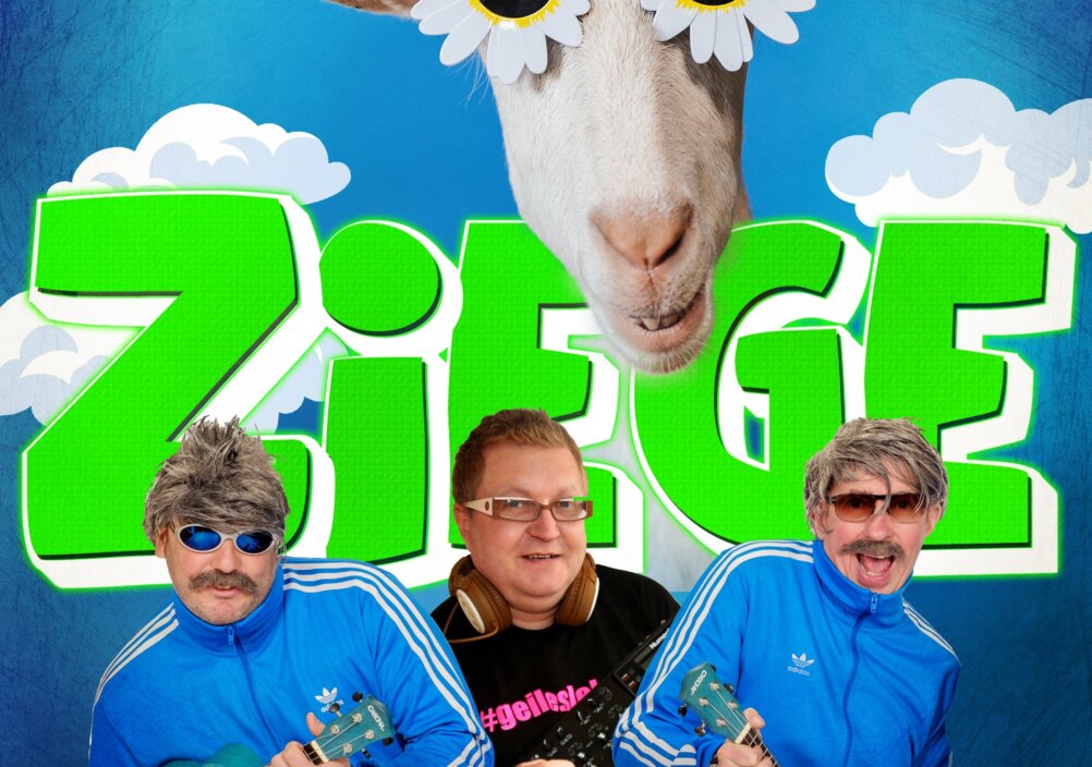 News-Titelbild - Gebrüder Doof & Banjee liefern mit "Ziege" das Motto für die Ballermann-Saison 2023