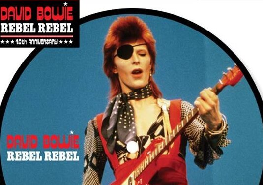 News-Titelbild - Gewinnt 1 von 3 limitierten 40th Anniversary 7-Zoll-Picture Discs "Rebel Rebel"
