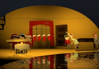 News-Titelbild - Mit dem Video zu "The Christmas Song" liefern The Monkees ihre eigene Weihnachtsgeschichte