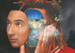 News-Titelbild - Auf seinem neuen Album "DNA" offenbart Ghali den Blick auf seine ganz eigene, fantastische Welt